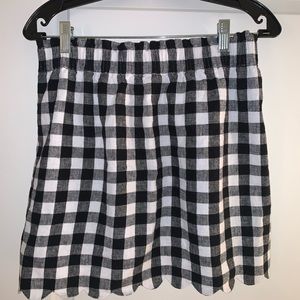 Jcrew gingham skirt